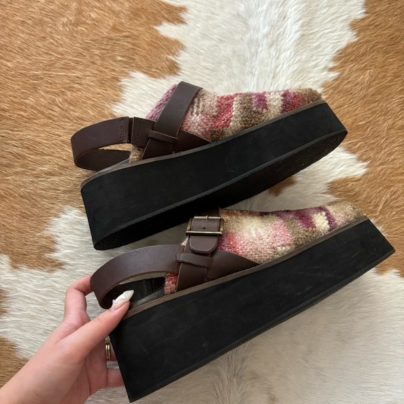 Free People Multicolor Platform Sandals - Picture 6 of 9